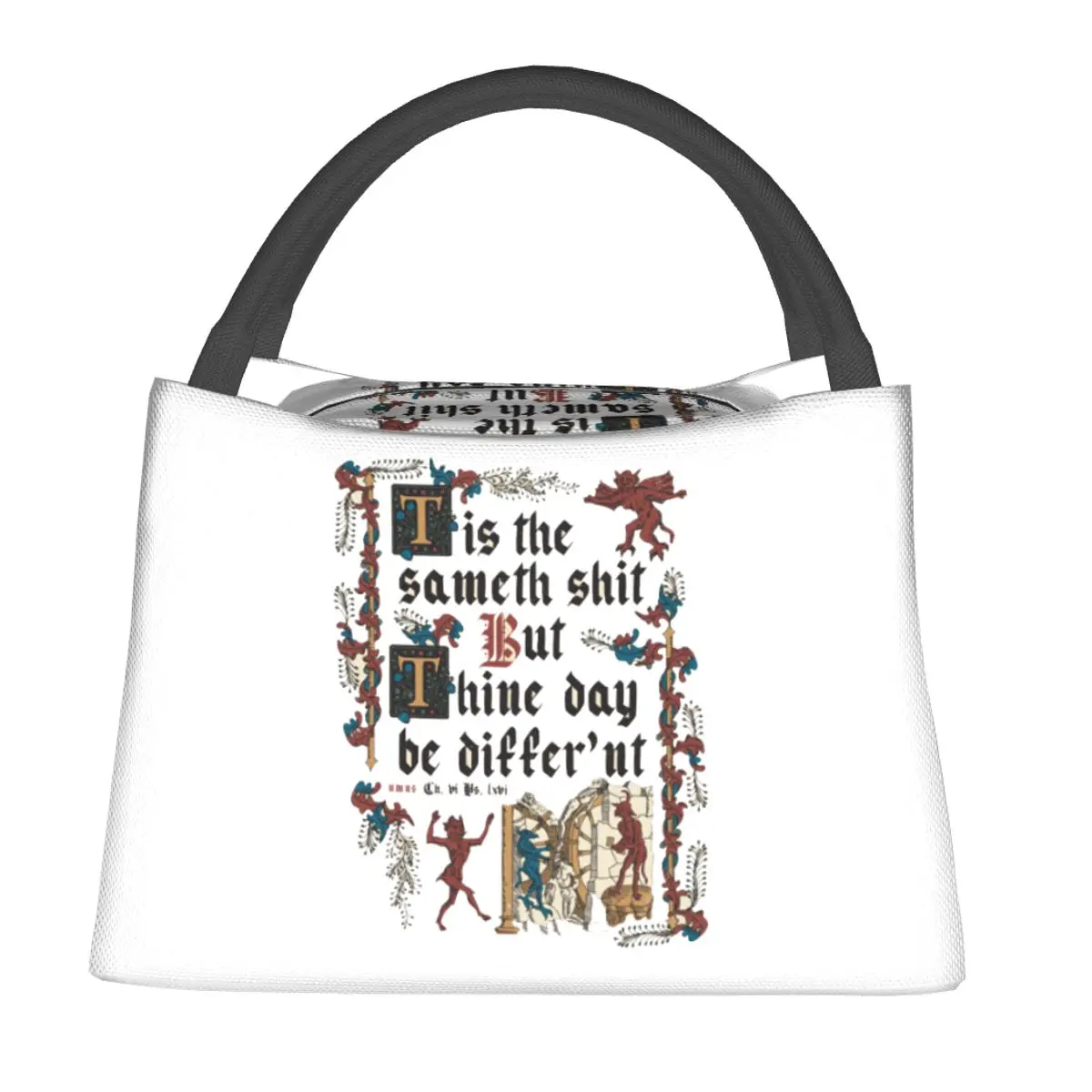 Same Shit Medieval Style English History Insulated Lunch Bag for Women Children Portable Food Boxes Thermal Lunch Box Tote
Same Shit Medieval Style English History Insulated Lunch Bag for Women Children Portable Food Boxes Thermal Lunch Box Tote