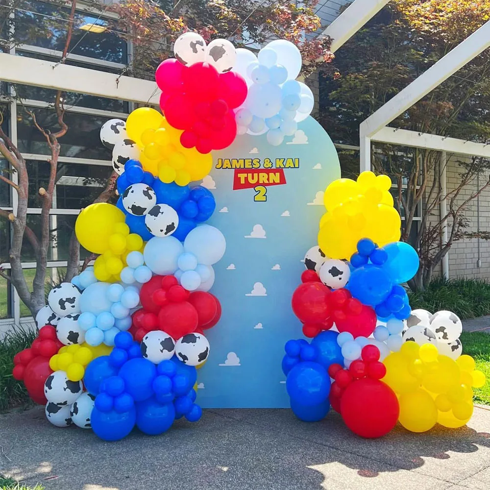122pcs Cow Print Sky Blue Balloons Arch Garland Kit Cartoon Balloons Birthday Party Supplies Kids Farm Themed Party Decor Favor
122pcs Cow Print Sky Blue Balloons Arch Garland Kit Cartoon Balloons Birthday Party Supplies Kids Farm Themed Party Decor Favor