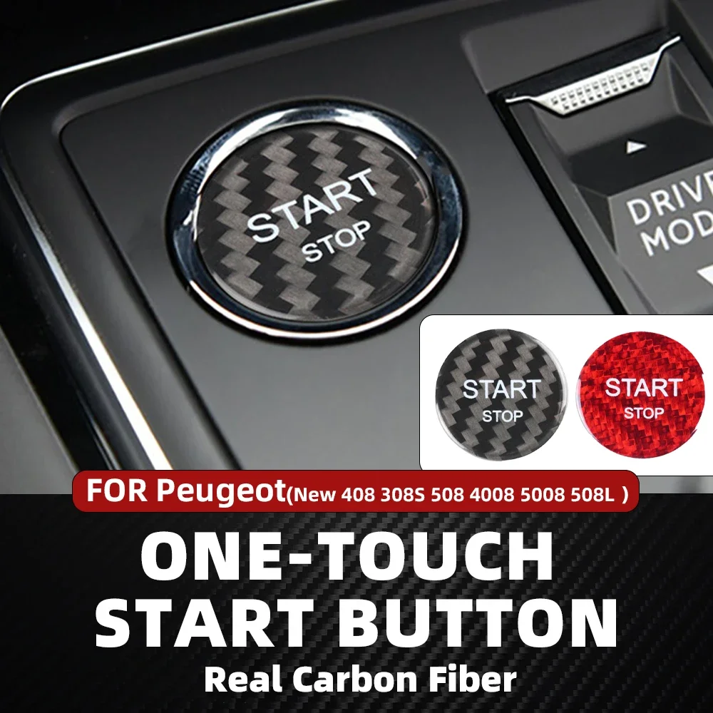 Car Interior Engine Starter Stop Button Sticker Cover Real Carbon Fiber For New Peugeot 408 308S 508L 5 4008 Auto Accessories
Car Interior Engine Starter Stop Button Sticker Cover Real Carbon Fiber For New Peugeot 408 308S 508L 5 4008 Auto Accessories