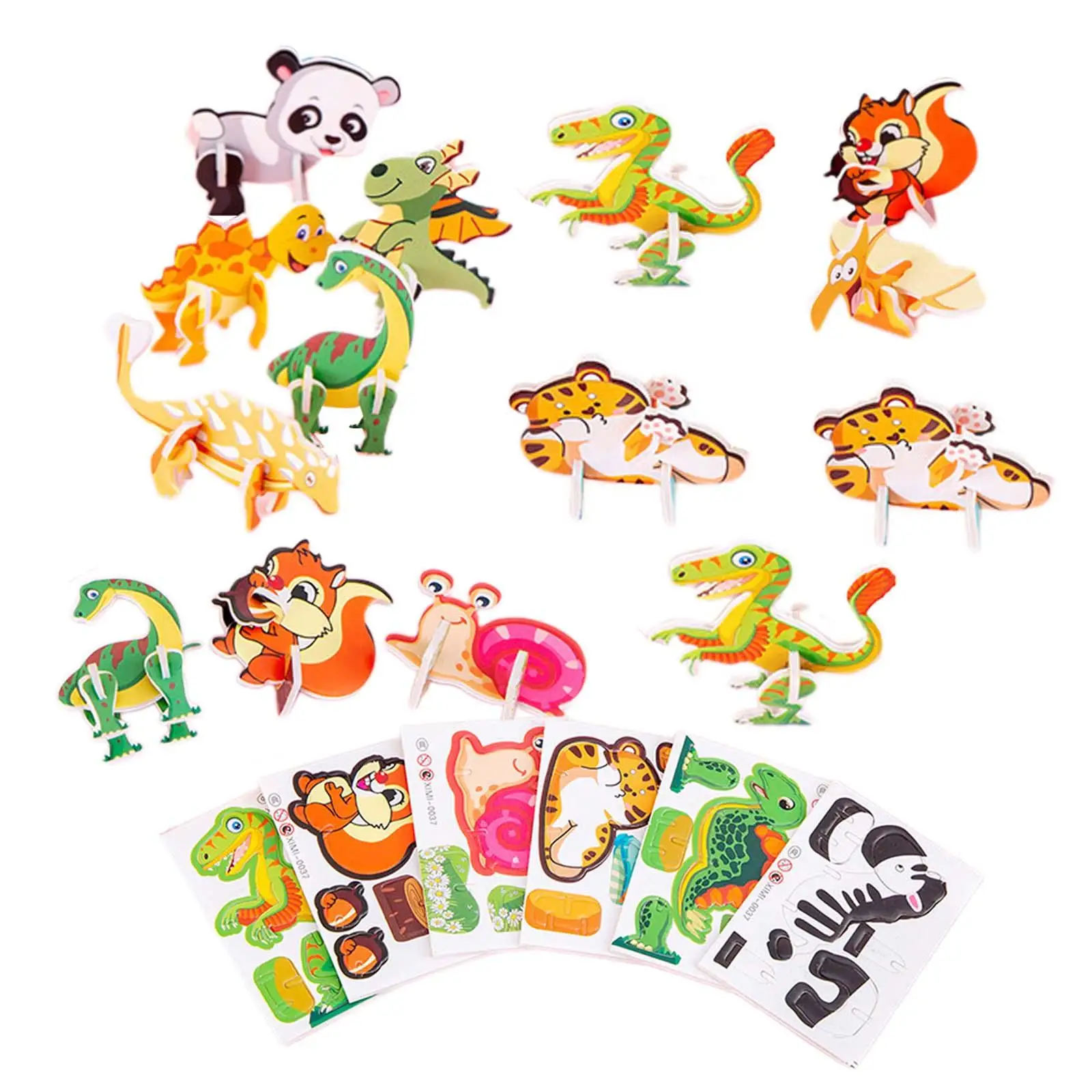 3D Cartoon Puzzles Kids Toy Unique Gifts Preschool Learning, Handmade Fine Motor Skills, Ages 4-7 Years Old, Educational
3D Cartoon Puzzles Kids Toy Unique Gifts Preschool Learning, Handmade Fine Motor Skills, Ages 4-7 Years Old, Educational
