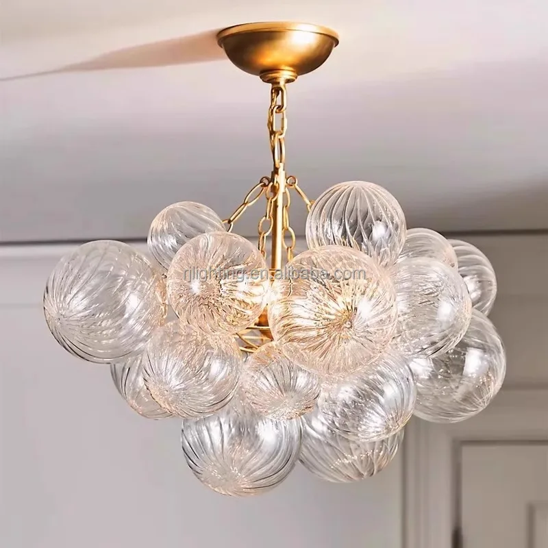 Interior ceiling bedroom bar hotel home decoration chandelier American design glass bubble chandelier
Interior ceiling bedroom bar hotel home decoration chandelier American design glass bubble chandelier