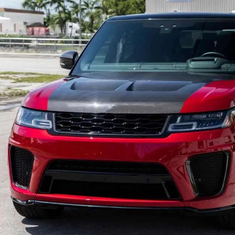 SVR Single-sided Carbon Fiber for Land Rover Range Rover SVR Upgrade Sport Carbon Fiber Hood Cover Car
SVR Single-sided Carbon Fiber for Land Rover Range Rover SVR Upgrade Sport Carbon Fiber Hood Cover Car