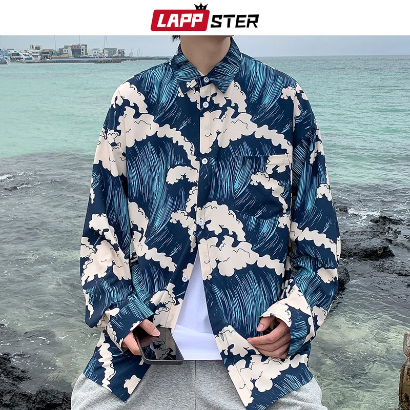 LAPPSTER Wave Korean Fashions Long Sleeve Shirts 2023 Blouses Japanese Streetwear Shirt High Quality Oversized Button Up Shirt
LAPPSTER Wave Korean Fashions Long Sleeve Shirts 2023 Blouses Japanese Streetwear Shirt High Quality Oversized Button Up Shirt