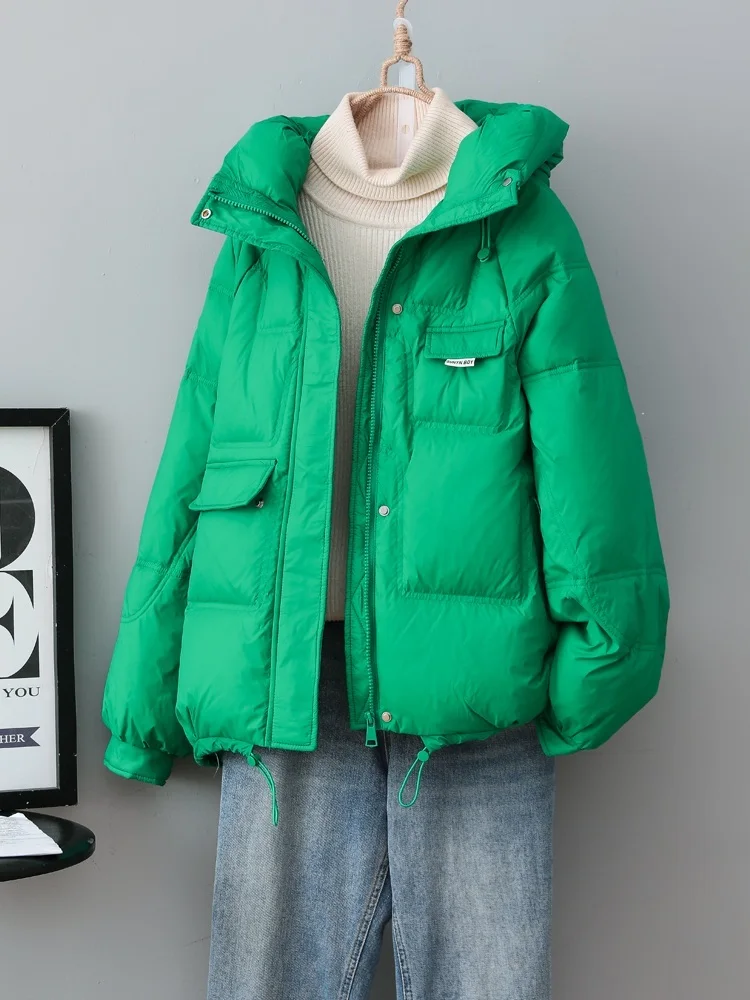 2022 Autumn Winter Women Down Coats Women's Down Jacket Casual Loose Coat White Duck Down High Collar Down Jackets Ladies Coat
2022 Autumn Winter Women Down Coats Women's Down Jacket Casual Loose Coat White Duck Down High Collar Down Jackets Ladies Coat