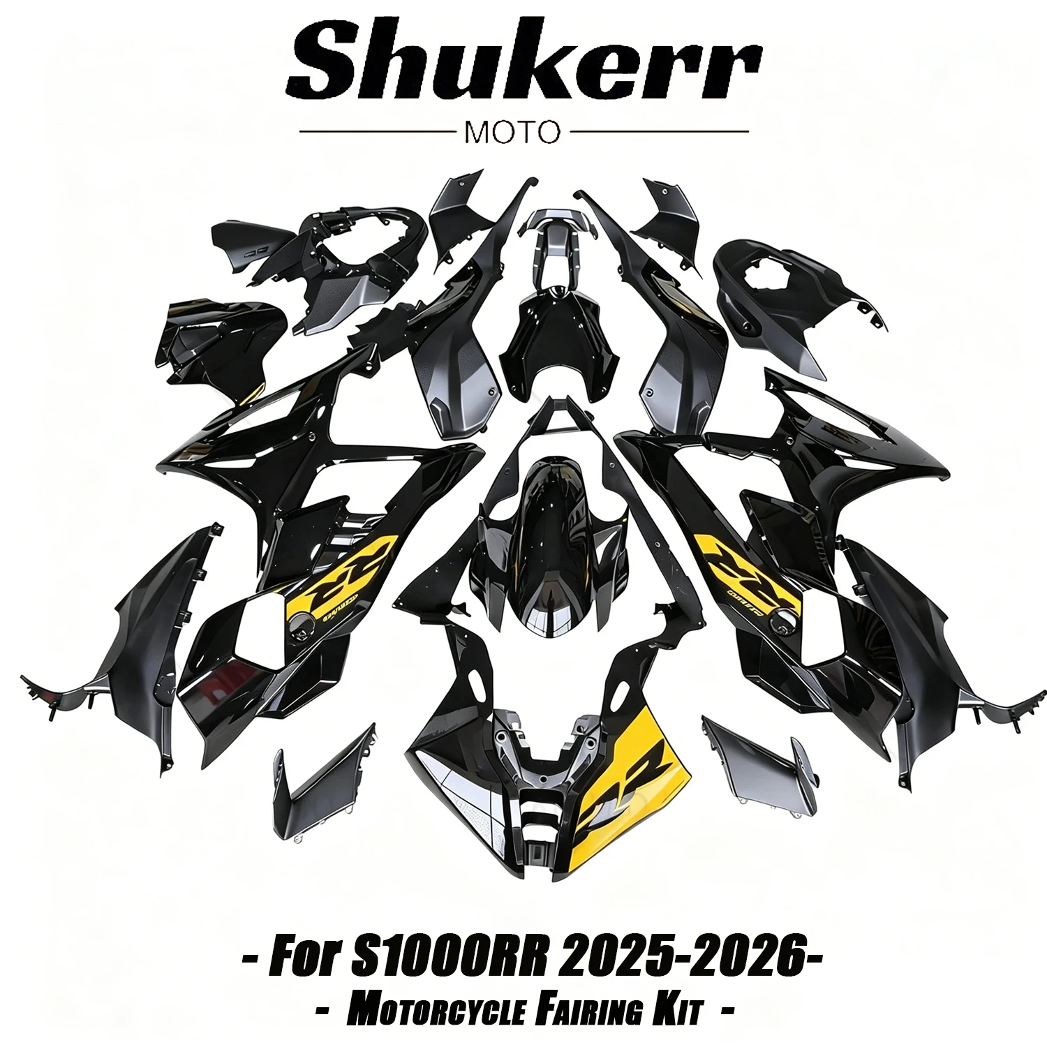 New Abs Motorcycle Plastics Fairing Kit Injection Mold Bodywork Panel Kit Fit for Bmw S1000Rr 2025 Black Yellow S1000-Rr 2026
New Abs Motorcycle Plastics Fairing Kit Injection Mold Bodywork Panel Kit Fit for Bmw S1000Rr 2025 Black Yellow S1000-Rr 2026