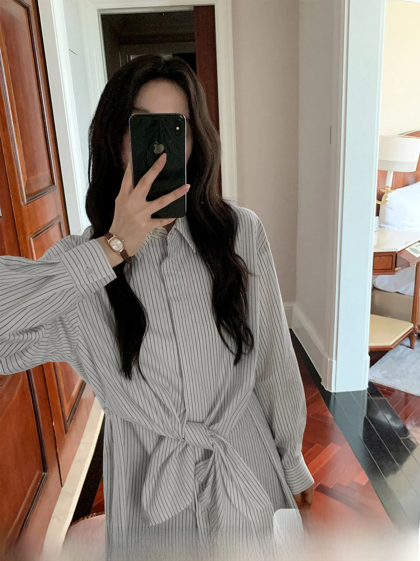 Simple Design Striped Shirt Women's Casual Style Spring New Fashion Lady's Blouse Loose Fit Korean Style Cotton Long Sleeve
Simple Design Striped Shirt Women's Casual Style Spring New Fashion Lady's Blouse Loose Fit Korean Style Cotton Long Sleeve