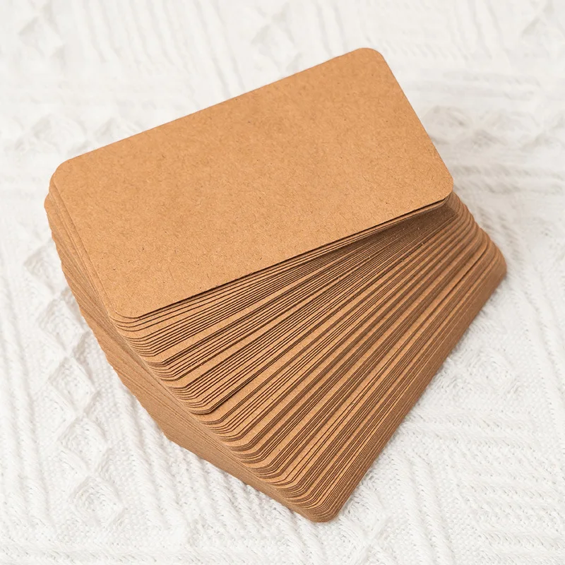 100/200/300pcs Khaki Blank Handwritten Kraft Paper Card Retro Word Card DIY Postcard Greeting Invitation Card Note Message Card
100/200/300pcs Khaki Blank Handwritten Kraft Paper Card Retro Word Card DIY Postcard Greeting Invitation Card Note Message Card