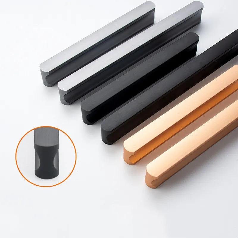KK&FING Rose Gold Long Furniture Cabinet Door Handle Aluminum Alloy Kitchen Cupboard Handle Drawer Knobs Wardrobe Pulls Hardware
KK&FING Rose Gold Long Furniture Cabinet Door Handle Aluminum Alloy Kitchen Cupboard Handle Drawer Knobs Wardrobe Pulls Hardware