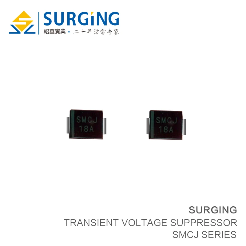 10 Pcs/Lot SMD TVS Diode SMCJ5.0A SMCJ6.0A SMCJ6.5A SMCJ7.0A SMCJ7.5A SMCJ8.0A SMCJ8.5A SMCJ9.0A SMCJ10A SMCJ11A SMCJ12A SMCJ13A
10 Pcs/Lot SMD TVS Diode SMCJ5.0A SMCJ6.0A SMCJ6.5A SMCJ7.0A SMCJ7.5A SMCJ8.0A SMCJ8.5A SMCJ9.0A SMCJ10A SMCJ11A SMCJ12A SMCJ13A