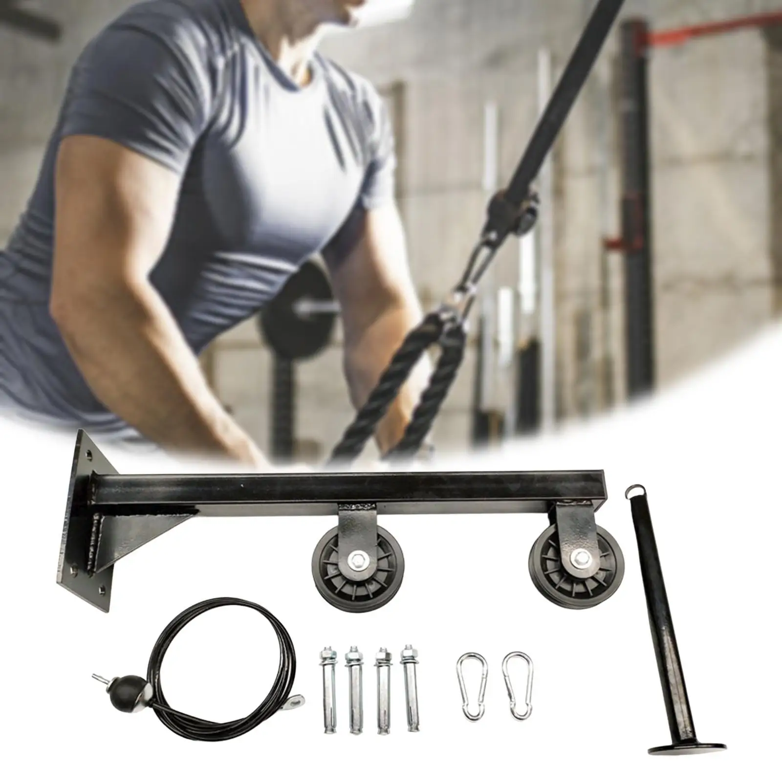 Cable Pulley Solid High Pull Down Training Tools for Power Racks Home Workout
Cable Pulley Solid High Pull Down Training Tools for Power Racks Home Workout