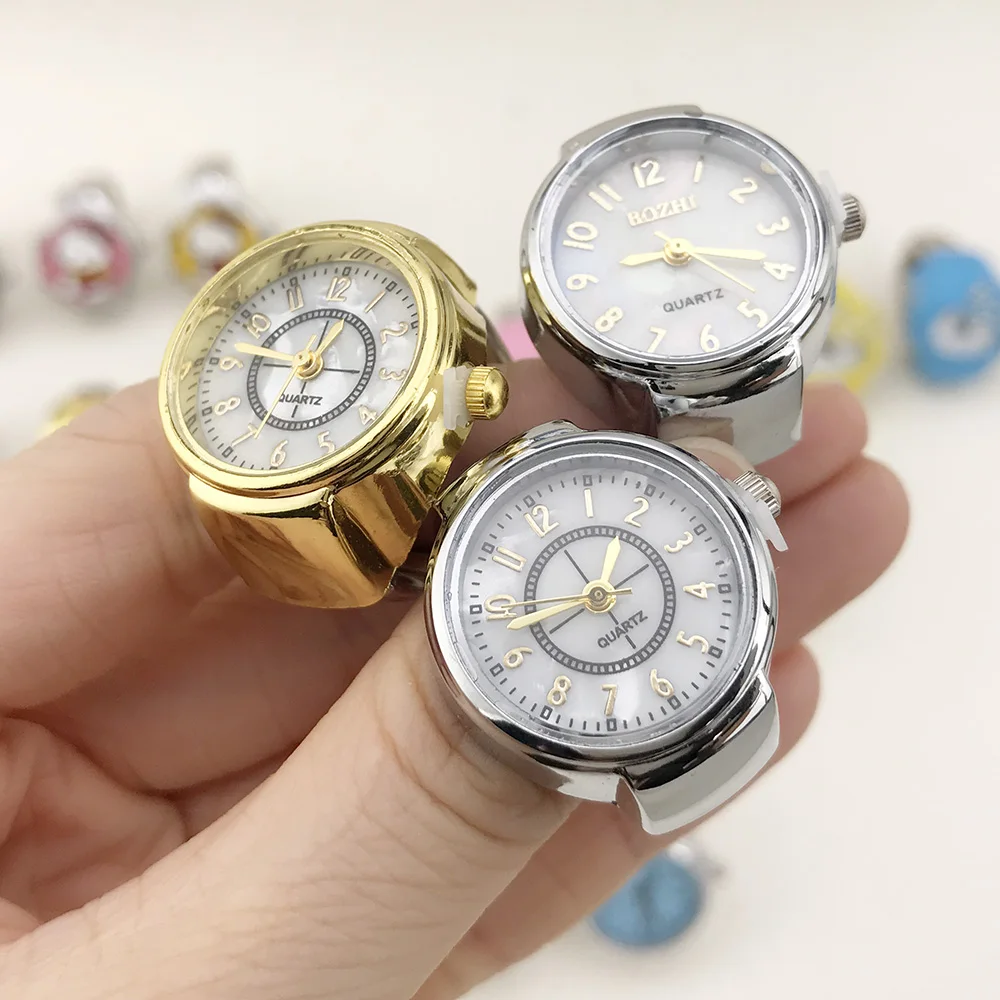 CLassic Clock Roman Quartz Finger Watch Stainless Steel Creative Italian Charm Link Jewelry for Women Men Watch Ring Gifts
CLassic Clock Roman Quartz Finger Watch Stainless Steel Creative Italian Charm Link Jewelry for Women Men Watch Ring Gifts