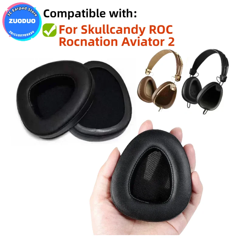 Replacement Ear Pads for Skullcandy ROC Rocnation Aviator 2 Headphones Memory Sponge Sleeves Cover Case Repair Parts Ear Cups
Replacement Ear Pads for Skullcandy ROC Rocnation Aviator 2 Headphones Memory Sponge Sleeves Cover Case Repair Parts Ear Cups
