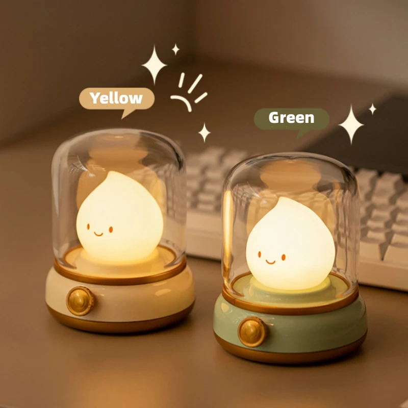Retro Small Night Lamp Bedroom Mini Desktop LED Cute Night Lamp Creative USB Rechargeable Portable Cartoon Table Lamp For Coffee
Retro Small Night Lamp Bedroom Mini Desktop LED Cute Night Lamp Creative USB Rechargeable Portable Cartoon Table Lamp For Coffee