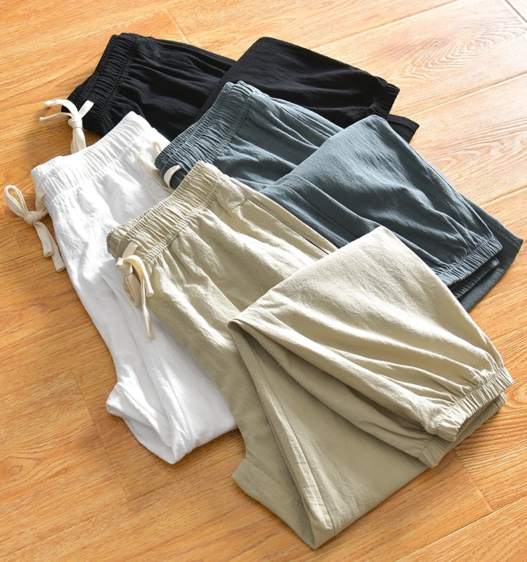 Elegant Embroidered Tiger Head Cotton Linen Men's Casual Pants Breathable Loose Fit Spring Summer Versatile Comfortable Haraj...
Elegant Embroidered Tiger Head Cotton Linen Men's Casual Pants Breathable Loose Fit Spring Summer Versatile Comfortable Haraj...