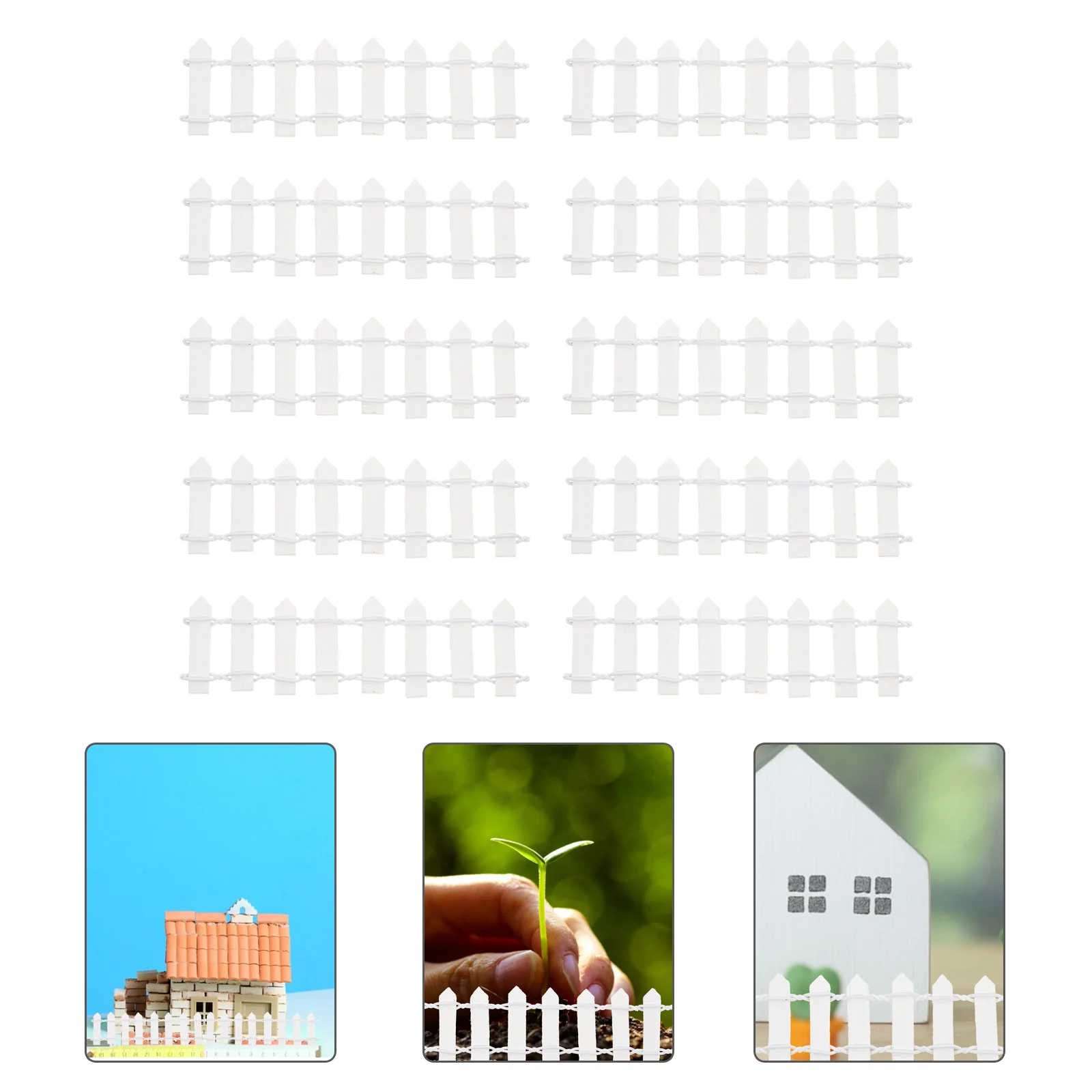 10 Pcs Fence Fencing Accessory Fences Toy Mini DIY Micro Landscape Accessories Succulents House Supplies
10 Pcs Fence Fencing Accessory Fences Toy Mini DIY Micro Landscape Accessories Succulents House Supplies