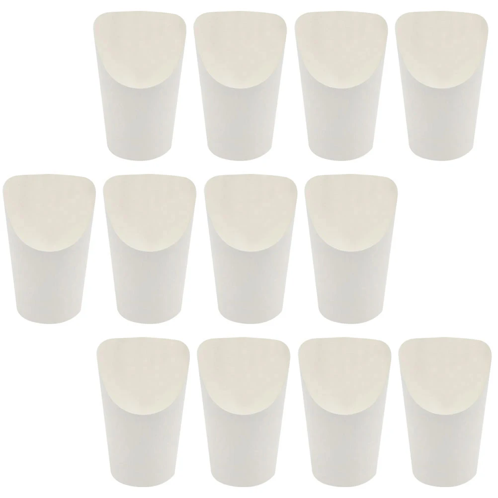 50 Pcs Disposable Kraft Paper Cups for Ice Cream French Fries Oblique Mugs White Takeaway Food Portable Party Tools
50 Pcs Disposable Kraft Paper Cups for Ice Cream French Fries Oblique Mugs White Takeaway Food Portable Party Tools