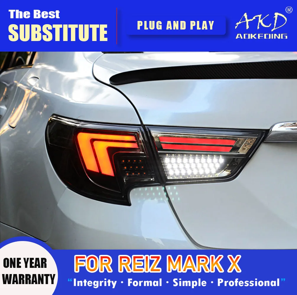 Задняя фара AKD для Toyota Mark X светодиодный Tail светильник 2013-2017 Reiz, задний противотуманный сигнал поворота, автомобильные аксессуары
Задняя фара AKD для Toyota Mark X светодиодный Tail светильник 2013-2017 Reiz, задний противотуманный сигнал поворота, автомобильные аксессуары