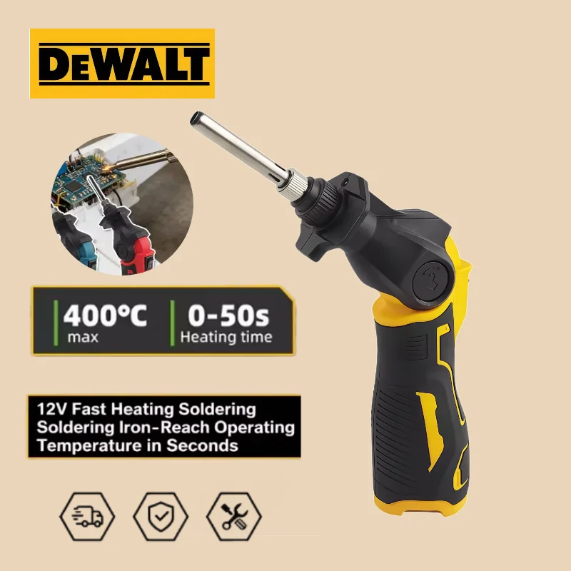 DeWALT 30W Electric Soldering Irons Fast Heating Adjustable Temperature Alloy Solder Tin Soldering Iron Electric Welder Tool
DeWALT 30W Electric Soldering Irons Fast Heating Adjustable Temperature Alloy Solder Tin Soldering Iron Electric Welder Tool