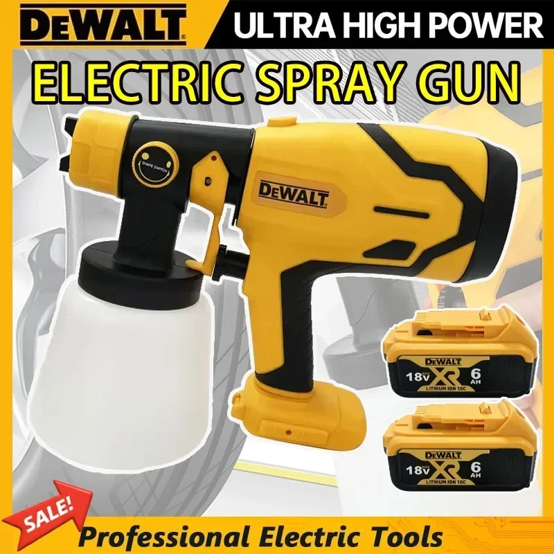 Dewalt 800ML Portable Paint Sprayer High Power Auto Furniture Coating Airbrush For Dewalt Battery Cordless Electric Spray Gun
Dewalt 800ML Portable Paint Sprayer High Power Auto Furniture Coating Airbrush For Dewalt Battery Cordless Electric Spray Gun