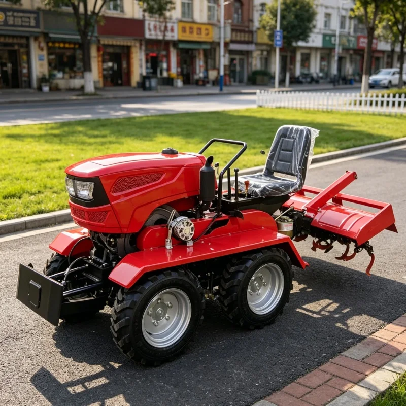 Customized 4WD Cultivator with Dual CE/EMC Certification, Four-wheel Tilling Equipment, New All-terrain Rotary Tiller
Customized 4WD Cultivator with Dual CE/EMC Certification, Four-wheel Tilling Equipment, New All-terrain Rotary Tiller