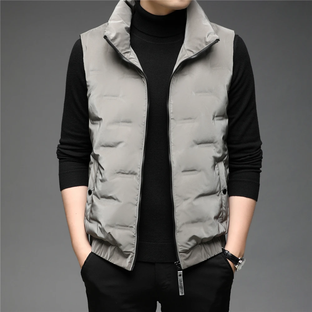 90% White Duck Down Vest Men Clothing Winter New Arrival Parkas Big Pocket Zipper Stand Collar Sleeveless Jackets Z8218
90% White Duck Down Vest Men Clothing Winter New Arrival Parkas Big Pocket Zipper Stand Collar Sleeveless Jackets Z8218