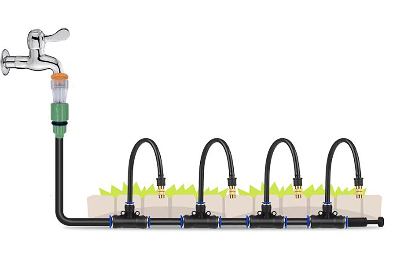 Free Bending Copper Atomizing Nozzle Universal Spray Nozzle 8mm Straight Push Lock Joint Cooling Landscaping Irrigation Sprayer
Free Bending Copper Atomizing Nozzle Universal Spray Nozzle 8mm Straight Push Lock Joint Cooling Landscaping Irrigation Sprayer