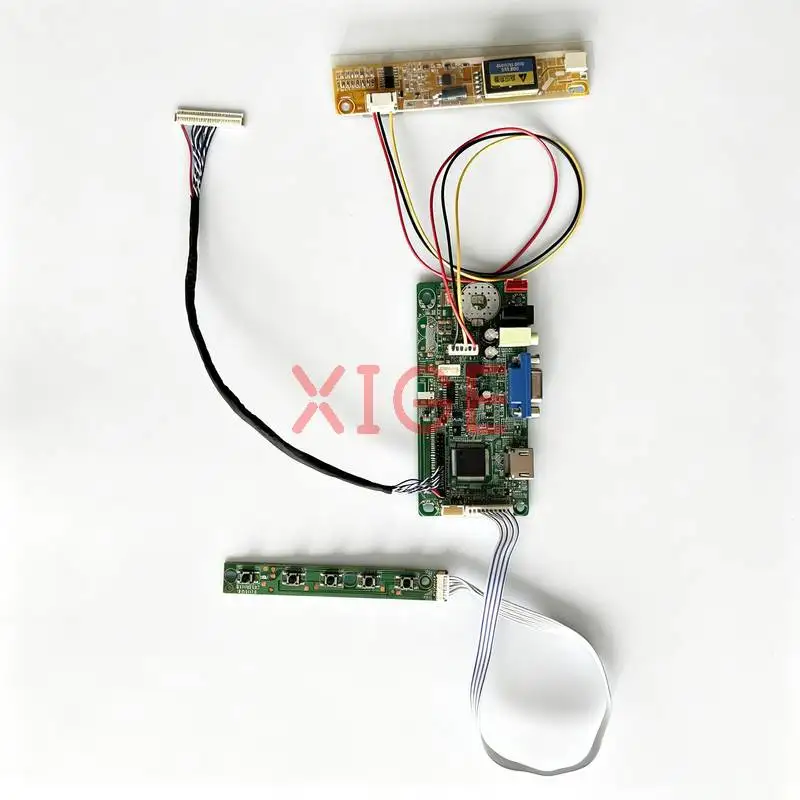 For QD15XL01 QD15XL09 QD15XL06 QD15XL04 LCD Monitor Controller Drive Board DIY Kit 1024x768 LVDS 30-Pin HDMI+VGA 1024*768 1-CCFL
For QD15XL01 QD15XL09 QD15XL06 QD15XL04 LCD Monitor Controller Drive Board DIY Kit 1024x768 LVDS 30-Pin HDMI+VGA 1024*768 1-CCFL