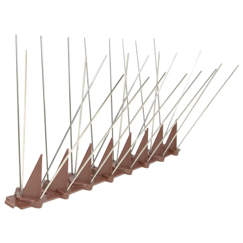 Stainless Steel Bird Spikes Deterrent Outdoor Anti Pigeon Spikes Effective Repellent Fence Spike Humane Portable Long Service
Stainless Steel Bird Spikes Deterrent Outdoor Anti Pigeon Spikes Effective Repellent Fence Spike Humane Portable Long Service
