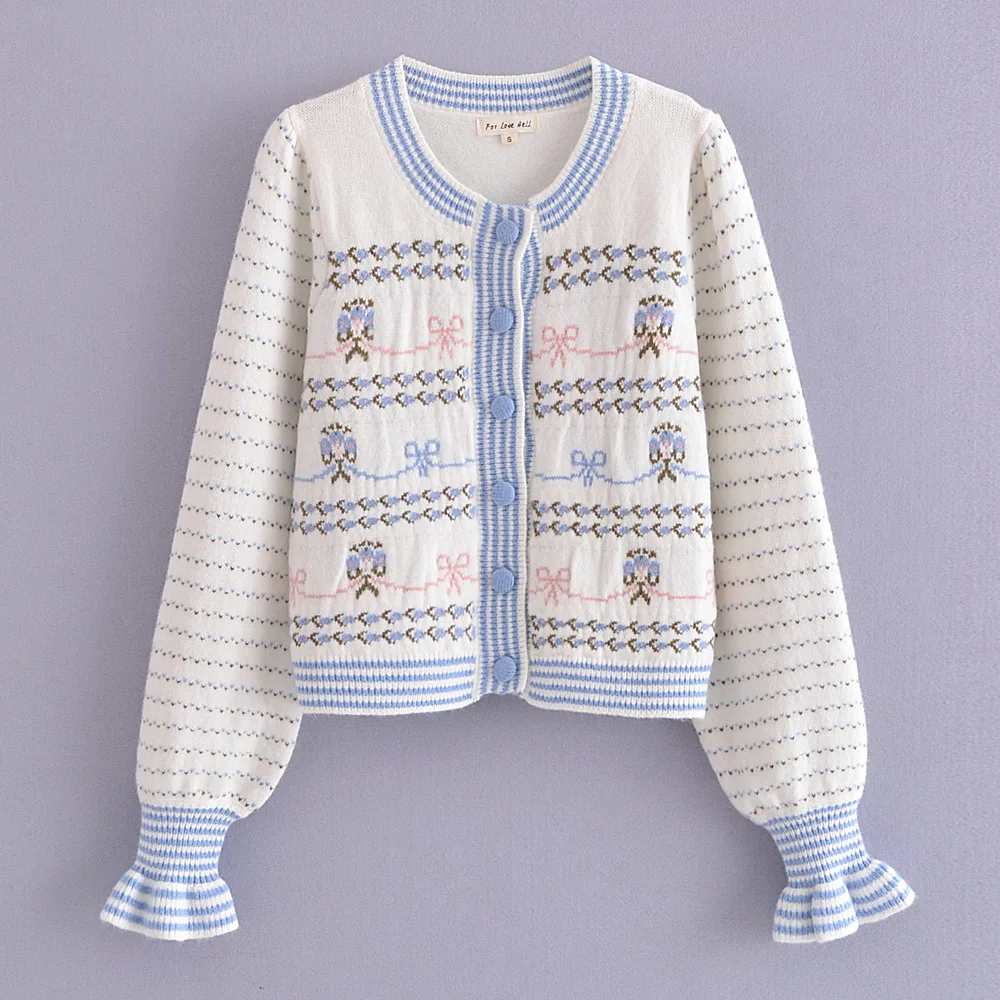 Spring and Autumn Winter European and American Casual Loose Ripple Long Sleeve Sweater Cardigan Coat for Women
Spring and Autumn Winter European and American Casual Loose Ripple Long Sleeve Sweater Cardigan Coat for Women