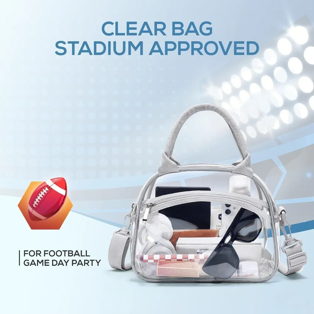 Zipper Transparent Crossbody Bag Waterproof Large Capacity Hand-held Wash Bag with Adjustable Strap PVC PVC Storage Bag
Zipper Transparent Crossbody Bag Waterproof Large Capacity Hand-held Wash Bag with Adjustable Strap PVC PVC Storage Bag