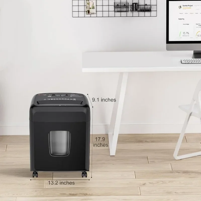 Good 4 Gallon Pullout Basket, Credit Cards/Mail/Staples 8 Sheet High Security Micro Cut Paper Shredder
Good 4 Gallon Pullout Basket, Credit Cards/Mail/Staples 8 Sheet High Security Micro Cut Paper Shredder