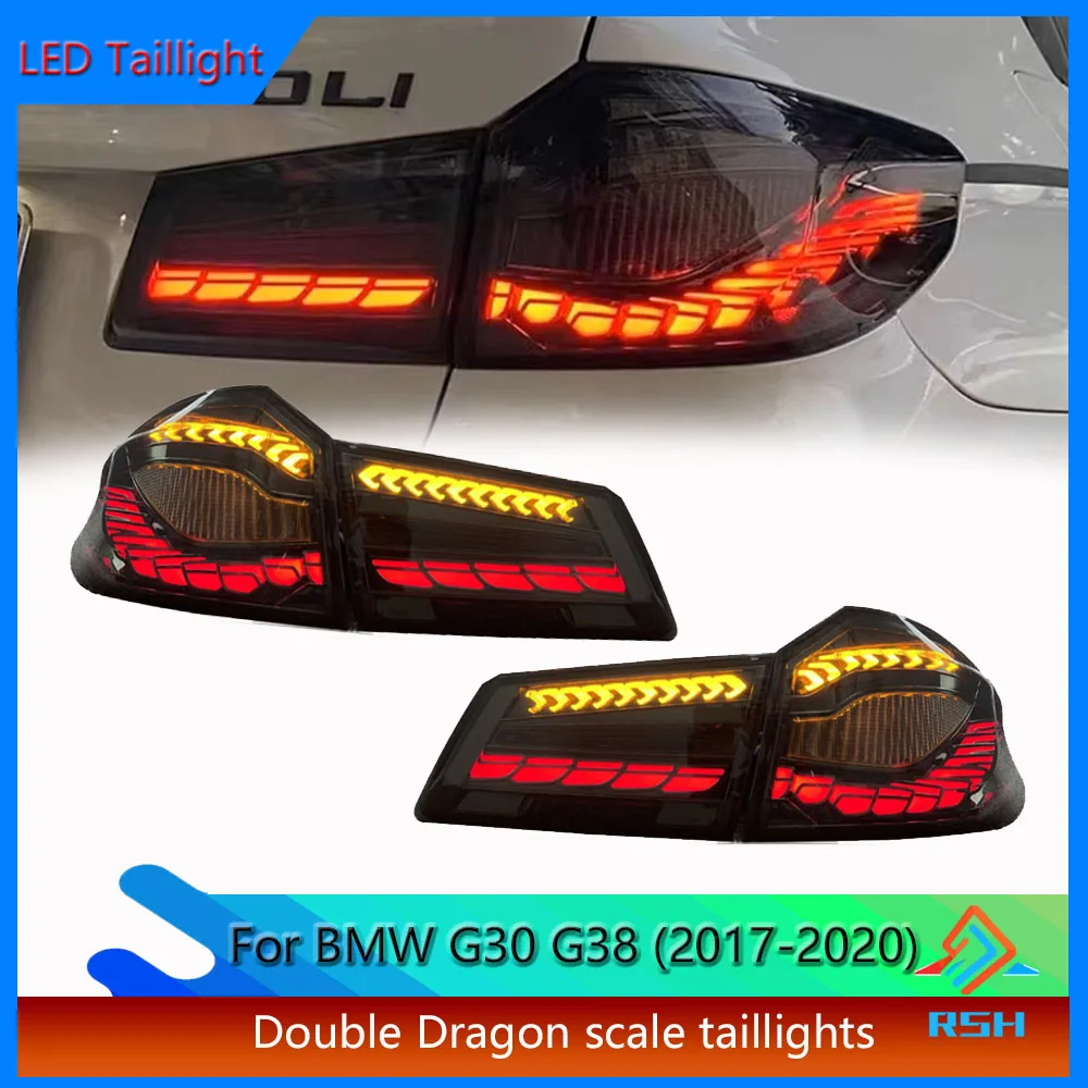 Rear Lamp Assembly For BMW M5 5 Series F90 G30 G38 2017-2020 Auto DRL LED Double Dragon Scale Back Lamps Plug And Play
Rear Lamp Assembly For BMW M5 5 Series F90 G30 G38 2017-2020 Auto DRL LED Double Dragon Scale Back Lamps Plug And Play