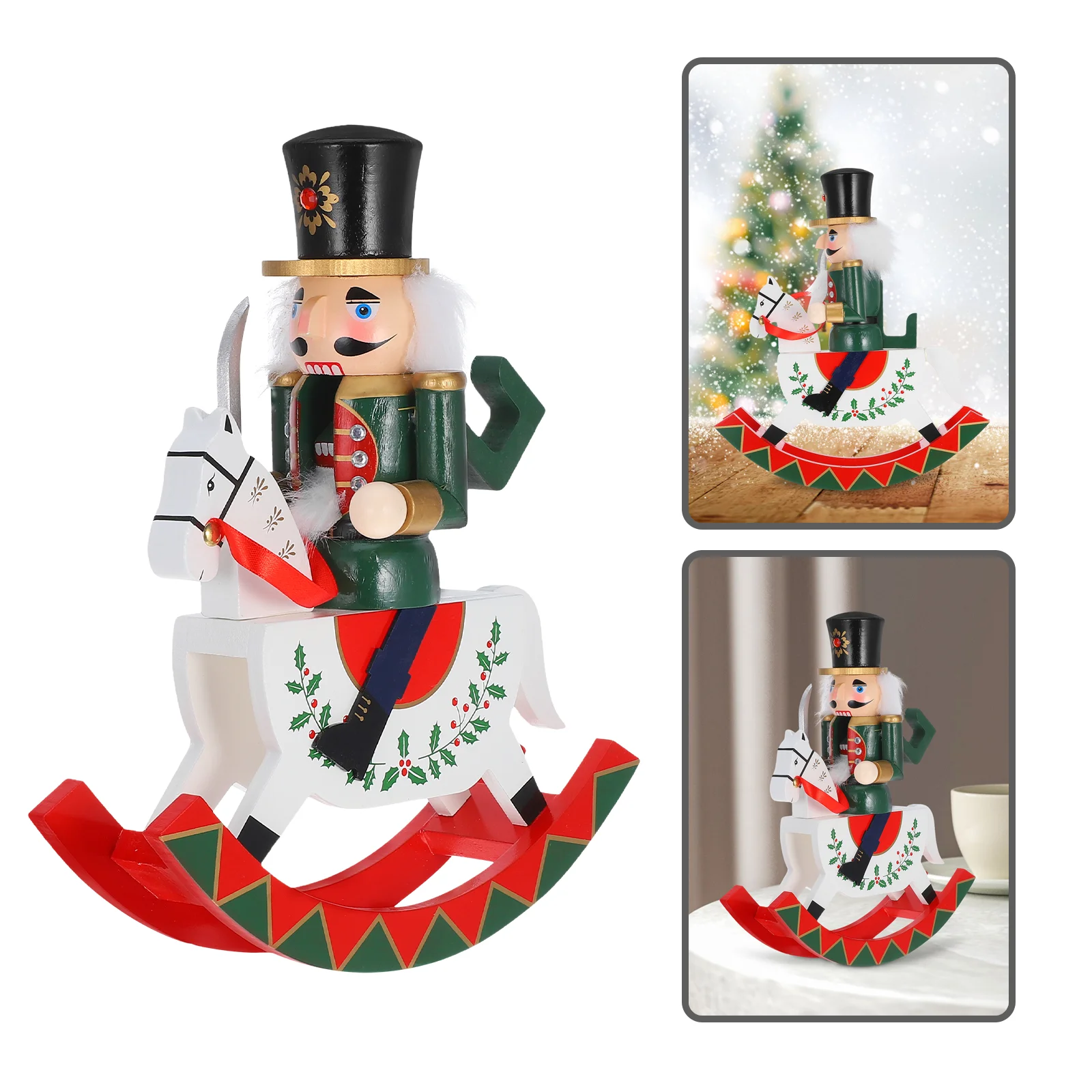 Nutcracker Mini Ornaments Christmas Figurine Birthday Party Decorations Wooden Number
Nutcracker Mini Ornaments Christmas Figurine Birthday Party Decorations Wooden Number