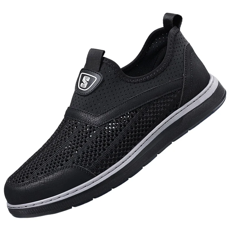 Summer New Designer Mesh Shoes Male Solid Color Fashion Casual Leather Shoes for Man Breathable Loafers Man
Summer New Designer Mesh Shoes Male Solid Color Fashion Casual Leather Shoes for Man Breathable Loafers Man