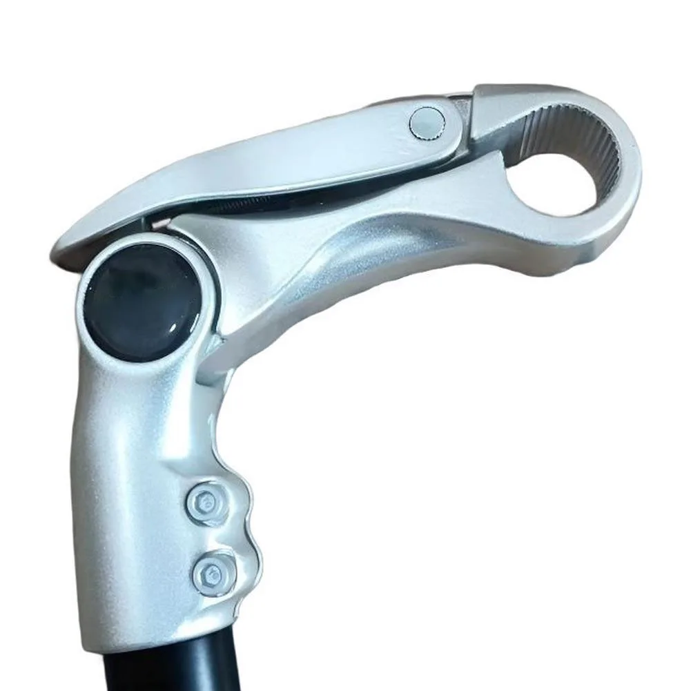 Silver Adjustable Bike Stem Riser - 0-90 Degree Gooseneck Shape For 28.6mm Front Forks Suitable For Mountain Bikes High Quality
Silver Adjustable Bike Stem Riser - 0-90 Degree Gooseneck Shape For 28.6mm Front Forks Suitable For Mountain Bikes High Quality
