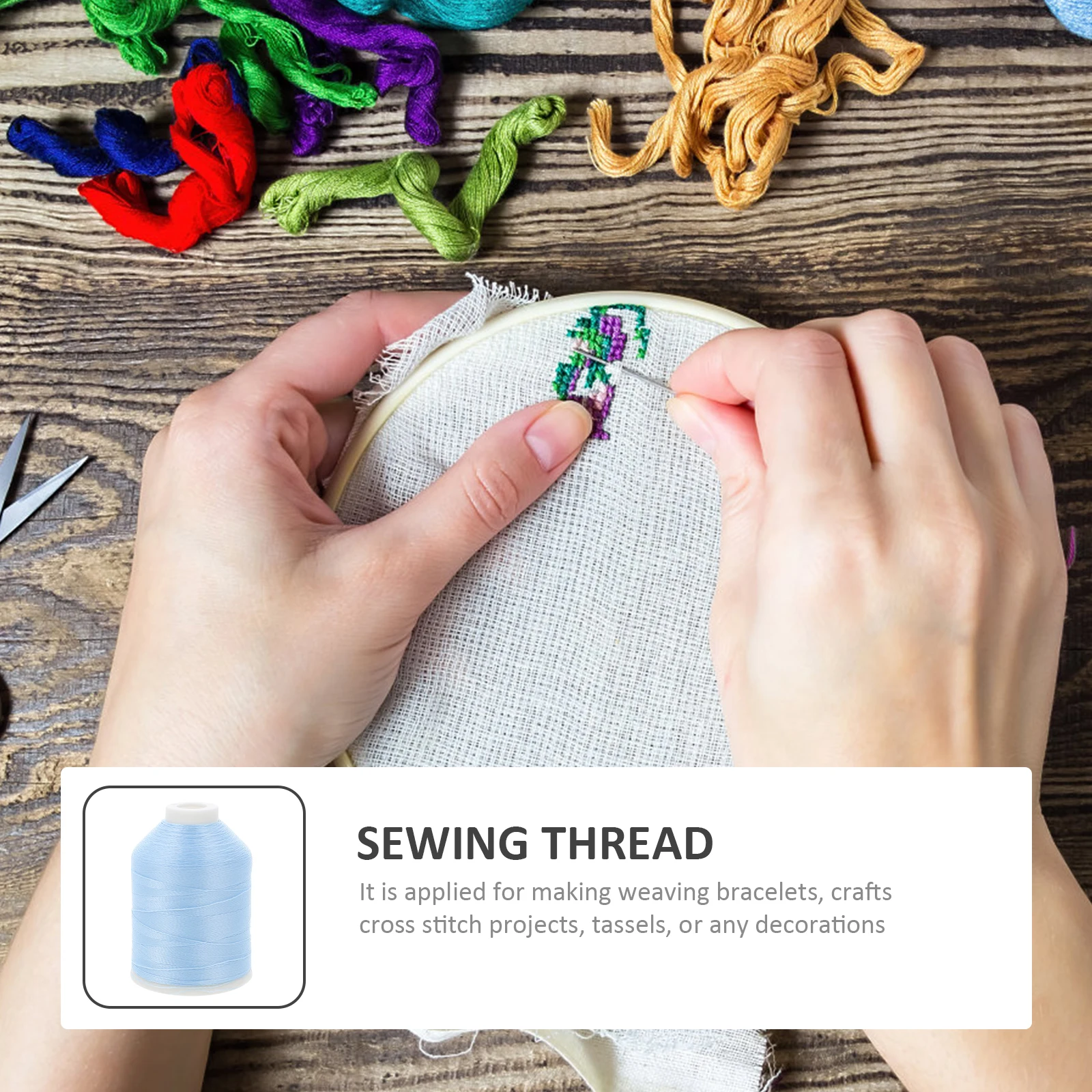 Glow in the Dark Embroidery Thread 3PCS Sewing Floss Polyester Multi Function Craft Thread for Bracelets Cross
Glow in the Dark Embroidery Thread 3PCS Sewing Floss Polyester Multi Function Craft Thread for Bracelets Cross