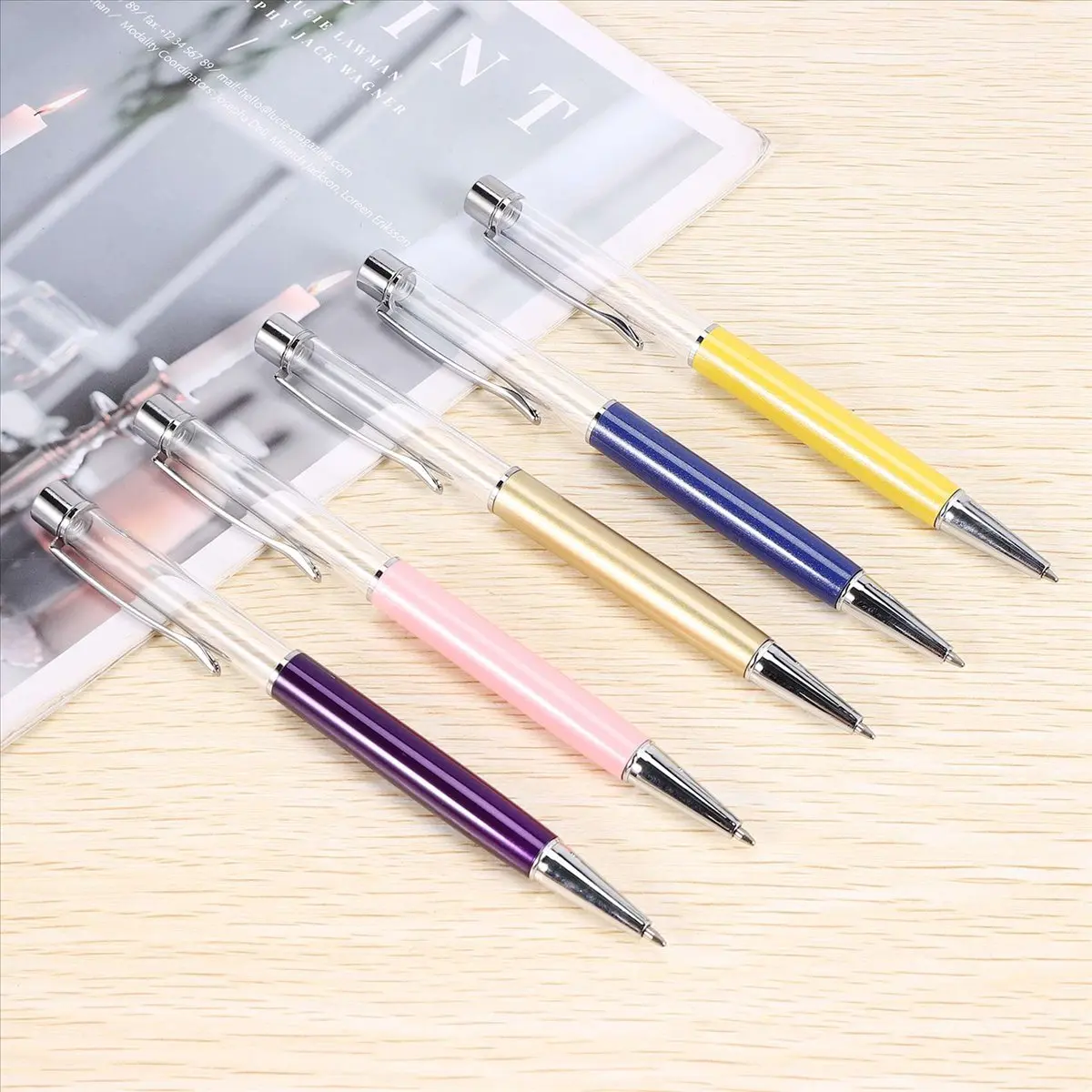Набор ABFKing из 27 разноцветных пустых тюбиков для создания плавающих ручек DIY, шариковые ручки для создания ваших любимых ручек с жидким песком, подарок
Набор ABFKing из 27 разноцветных пустых тюбиков для создания плавающих ручек DIY, шариковые ручки для создания ваших любимых ручек с жидким песком, подарок