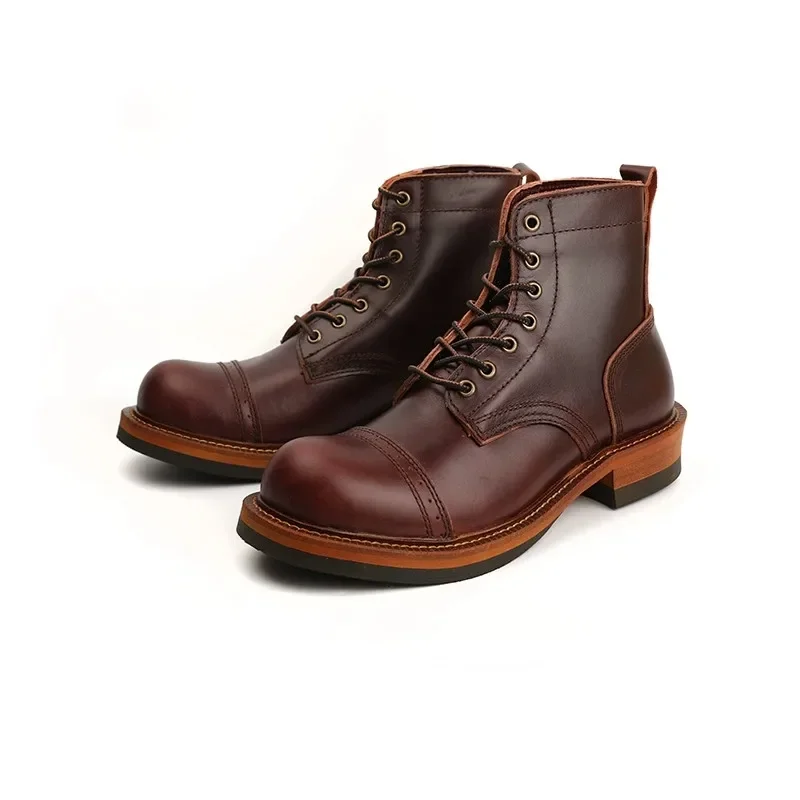 Новые дизайнерские мужские ботильоны ручной работы, осенне-зимние туфли с круглым носком, британская обувь из натуральной коровьей кожи, мотоциклетные ботинки в пустыне
Новые дизайнерские мужские ботильоны ручной работы, осенне-зимние туфли с круглым носком, британская обувь из натуральной коровьей кожи, мотоциклетные ботинки в пустыне