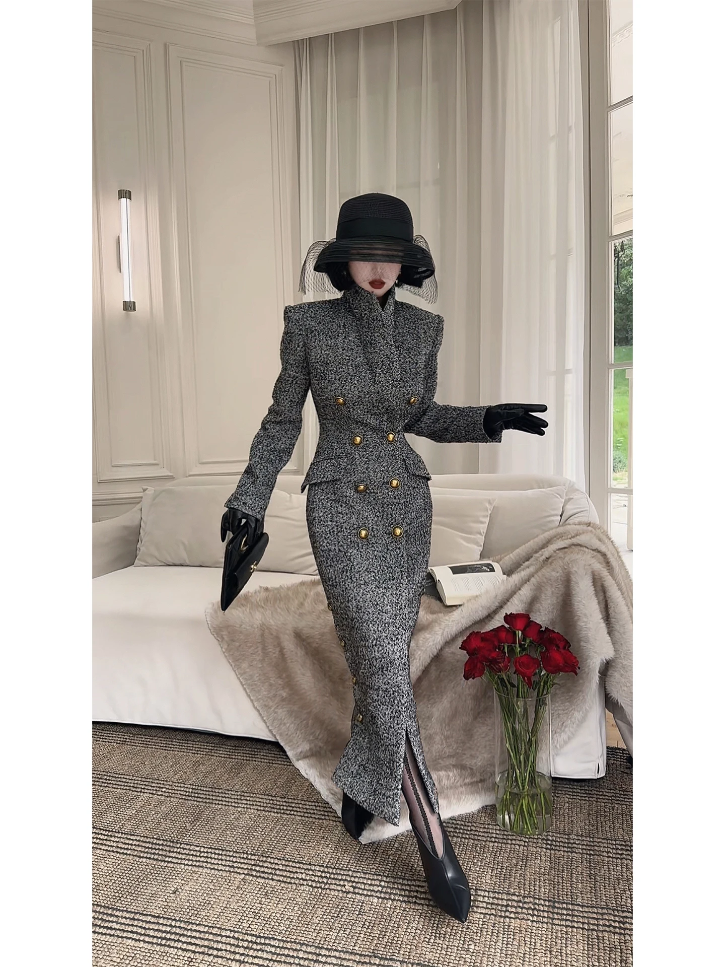LYXJ Vancouver Newspaper Woolen Coat Women's Long Style Winter Elegantly Slim Fit Wool Mix Outerwear Double Breasted
LYXJ Vancouver Newspaper Woolen Coat Women's Long Style Winter Elegantly Slim Fit Wool Mix Outerwear Double Breasted