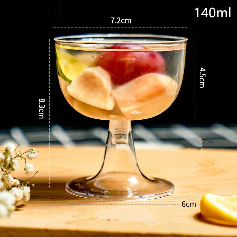 50pcs Goblet Disposable Aviation Cup Drink Plastic Cup Mousse Pudding Cake Dessert Cup Transparent Creative Party Birhtday Cup
50pcs Goblet Disposable Aviation Cup Drink Plastic Cup Mousse Pudding Cake Dessert Cup Transparent Creative Party Birhtday Cup