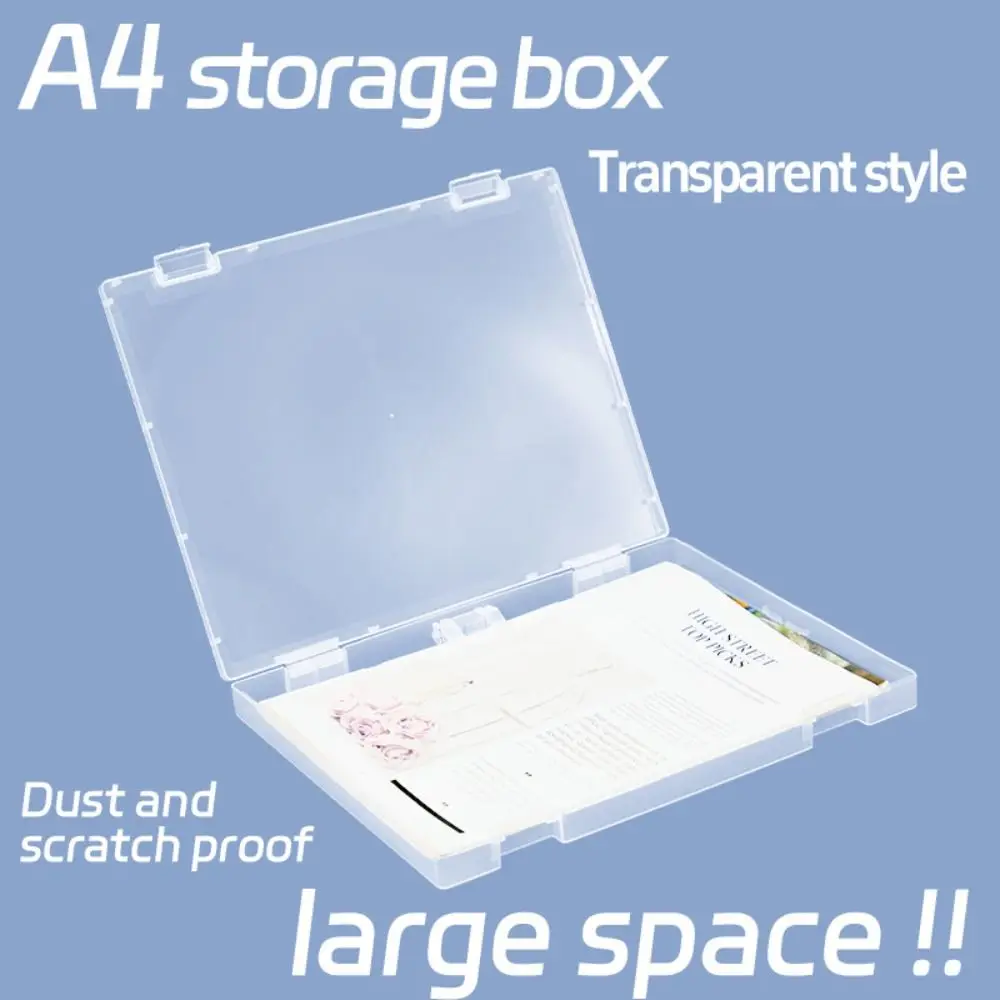 Portable A3 Organizer Storage Box Transparent Large Capacity Transparent File Bag Handheld Plastic Carrying Case Art Works
Portable A3 Organizer Storage Box Transparent Large Capacity Transparent File Bag Handheld Plastic Carrying Case Art Works