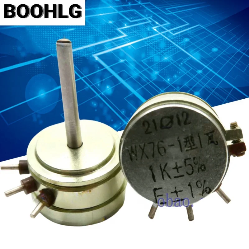 1 шт. потенциометр с проволочной обмоткой WX76-1 тип 1 Вт 1 Вт 100R 1K 2K2 4K7 10K
1 шт. потенциометр с проволочной обмоткой WX76-1 тип 1 Вт 1 Вт 100R 1K 2K2 4K7 10K