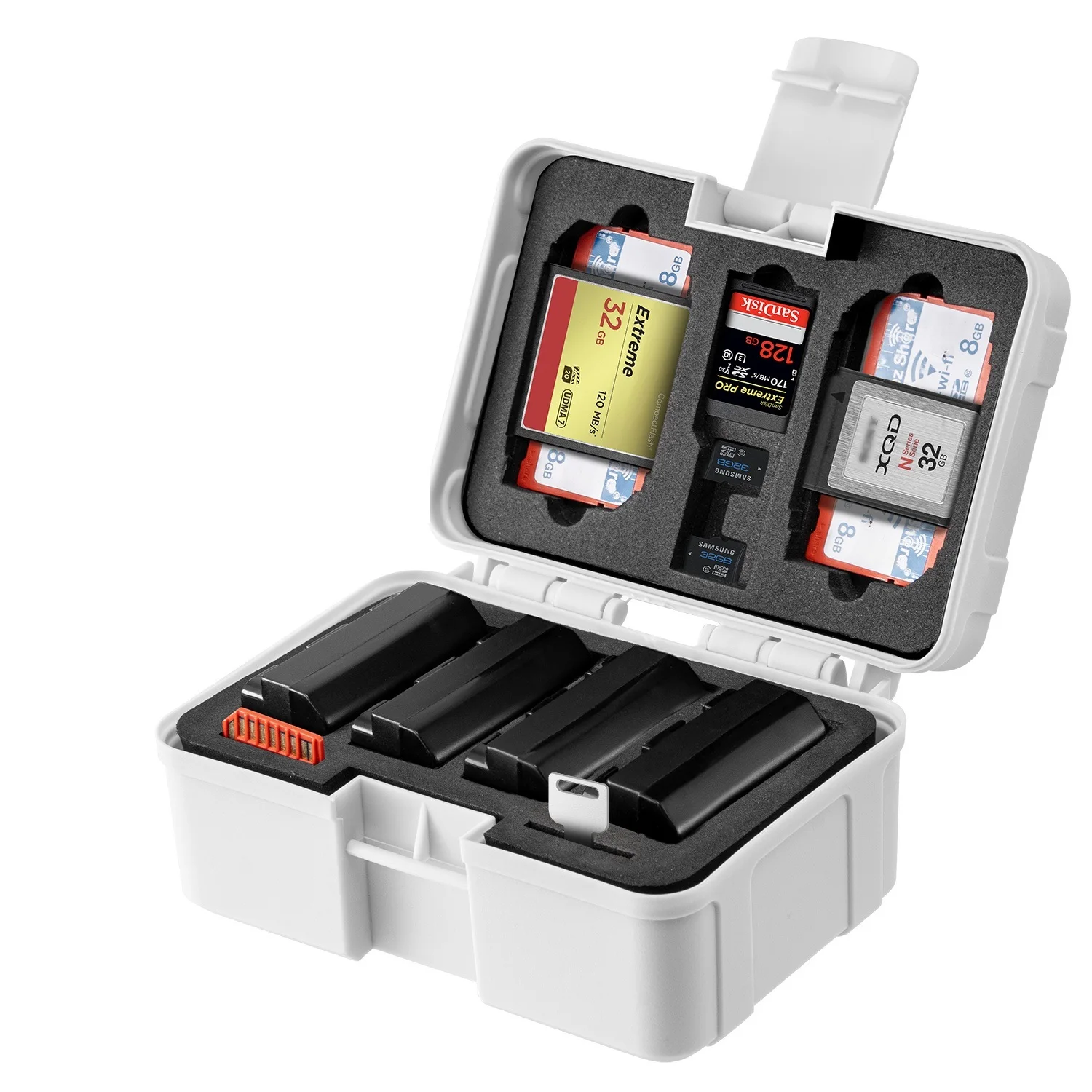 Коробка для хранения аккумуляторов камеры FOMITO, коробка для хранения карт SD CF, водонепроницаемый и противоударный чехол для карт памяти для камеры
Коробка для хранения аккумуляторов камеры FOMITO, коробка для хранения карт SD CF, водонепроницаемый и противоударный чехол для карт памяти для камеры