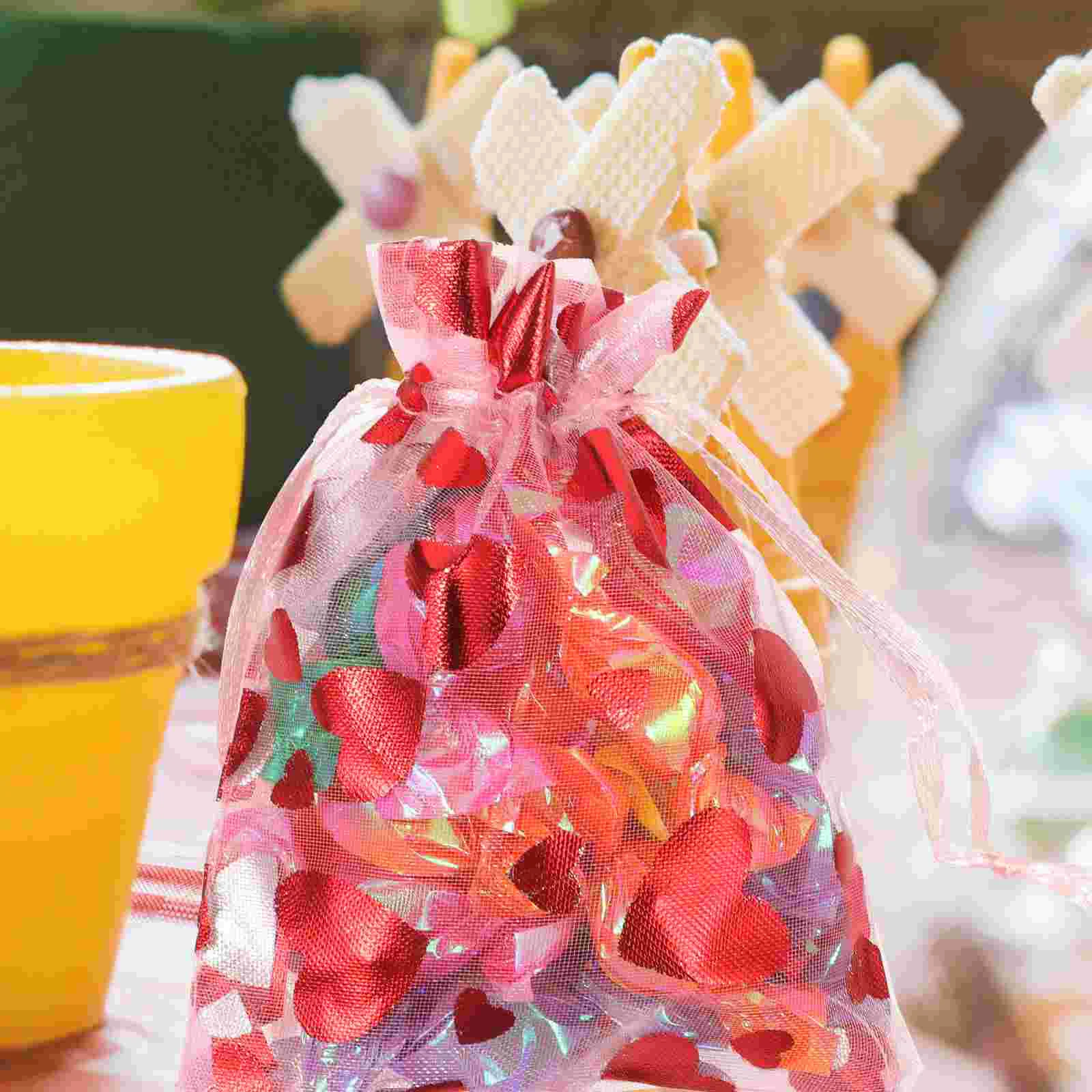 100 Pcs Heart Gauze Bag Valentines Day Treat Small Bags Gift for Kids Candy Goody Business Supplies Packaging
100 Pcs Heart Gauze Bag Valentines Day Treat Small Bags Gift for Kids Candy Goody Business Supplies Packaging