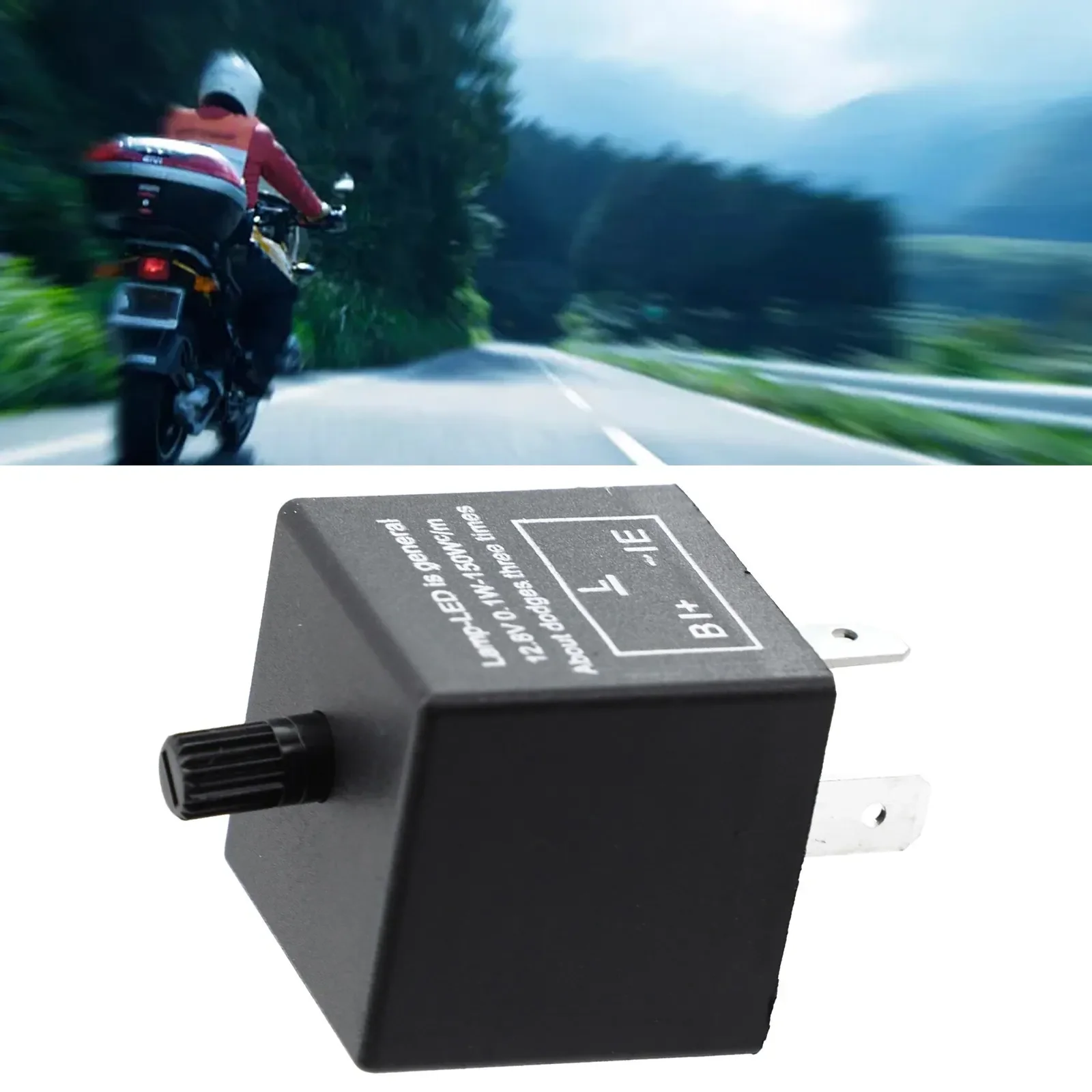 12V LED Flasher Relay 3-Pin LED Adjustable Motorcycle Flasher Relay Turn Signal Indicator Blinker Light Motorcycle Accessories
12V LED Flasher Relay 3-Pin LED Adjustable Motorcycle Flasher Relay Turn Signal Indicator Blinker Light Motorcycle Accessories