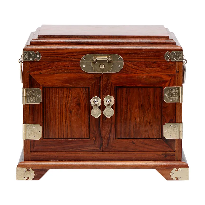 Wooden jewelry box storage box, Chinese solid wood, Jiaozhi yellow sandalwood, Chinese style jewelry box, storage cabinet
Wooden jewelry box storage box, Chinese solid wood, Jiaozhi yellow sandalwood, Chinese style jewelry box, storage cabinet