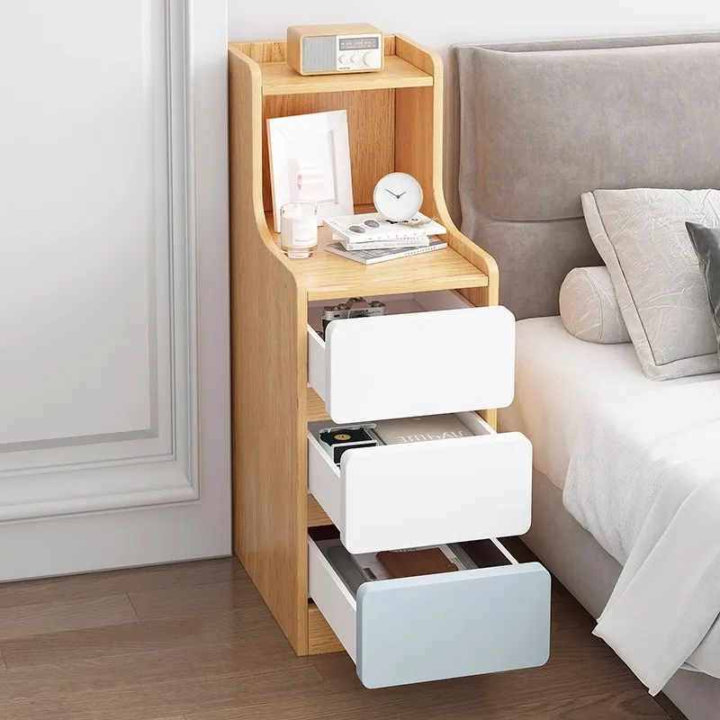 Bedside table Modern simple bedroom heightened multi-functional bedside table bookshelf integrated small storage simple shelf
Bedside table Modern simple bedroom heightened multi-functional bedside table bookshelf integrated small storage simple shelf