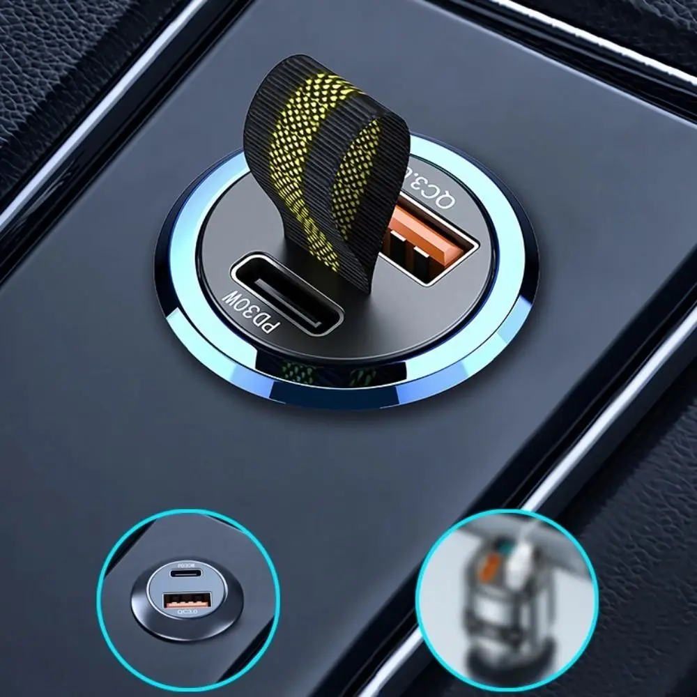 PD Quick Charge Mini USB Car Charger Dual Port Charger Most Car Models Super Fast Charging Hidden Type-C Charger Adapter Phone
PD Quick Charge Mini USB Car Charger Dual Port Charger Most Car Models Super Fast Charging Hidden Type-C Charger Adapter Phone