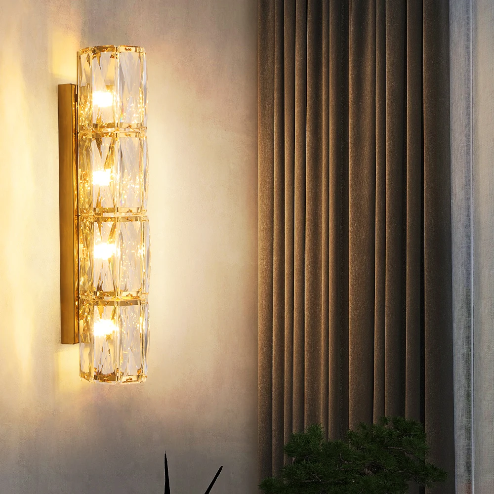 Luxury K9 Crystal Wall Lamp Corridor Wall Lamp 3 Lighting Changeable Background For Home Fixtures Light Sleeping Luminaire Decor
Luxury K9 Crystal Wall Lamp Corridor Wall Lamp 3 Lighting Changeable Background For Home Fixtures Light Sleeping Luminaire Decor