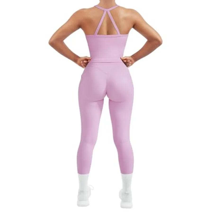 SUUKSESS Women 2 Pcs Workout Sets Compression Tummy Control Leggings with Pockets Halter Built in Bra Tank Tops
SUUKSESS Women 2 Pcs Workout Sets Compression Tummy Control Leggings with Pockets Halter Built in Bra Tank Tops